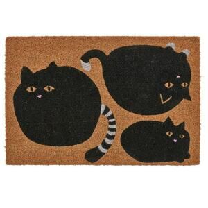 IKEA VÄGTYP VAGTYP Door Mat, Cat Black/Natural, 2'0"x2'11" (505.825.38) NEW